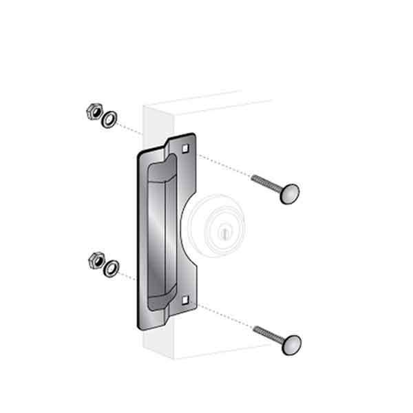 Pro-Lok ProLok: Latch Protector- 7" Center Rose PRL-ELP-210-AL